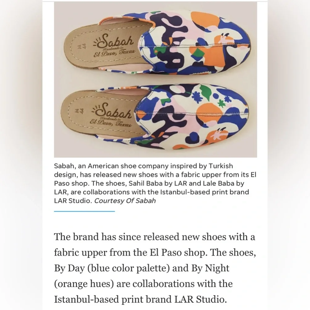 Sabah x LAR Studio By Night Baba Mules (Limited Edition, Very Rare) - Picture 10 of 15